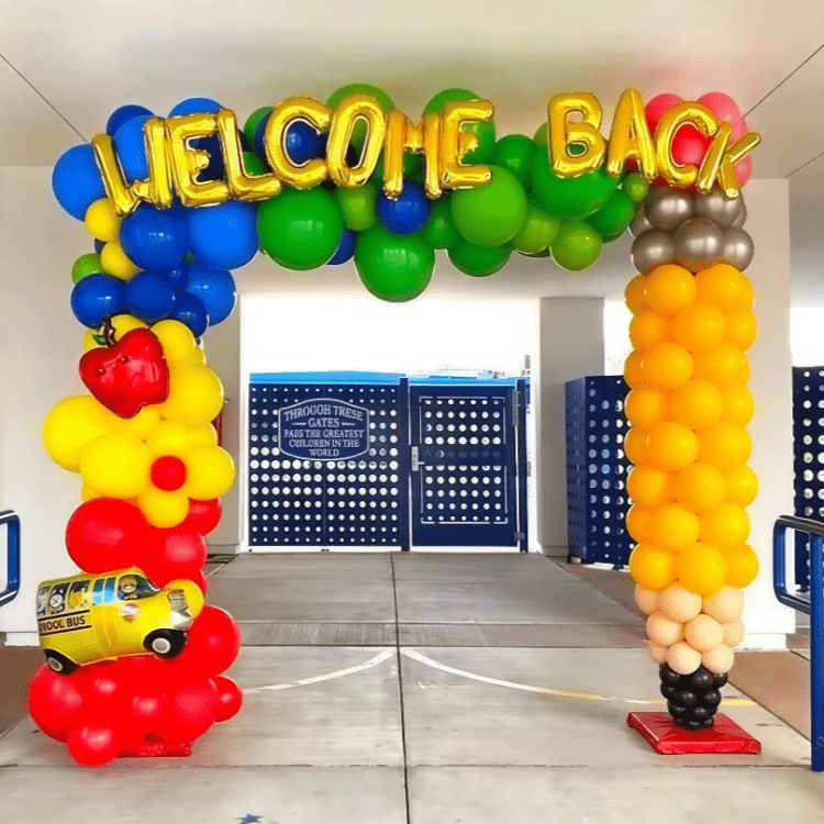 Back To School Balloon Arch B Back To School Balloon Arch B