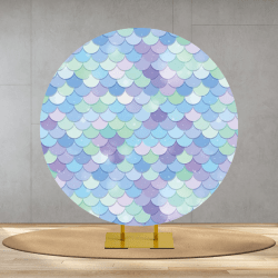 Mermaid Round Backdrop
