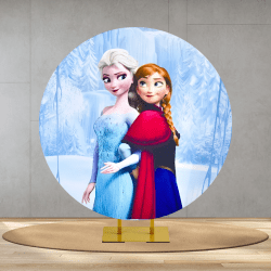 Frozen Round Backdrop