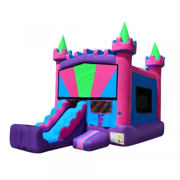 Girly Castle 2 in 1 Water Slide Key Biscayne