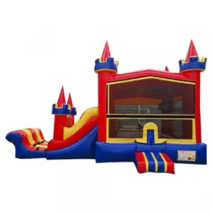 25 ft primary color combo water slide coral gables Water Slides Rental Coral Gables 25Ft Primary Color Combo Water Slide Coral Gables