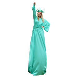 Statue Of Liberty Stilt Walker