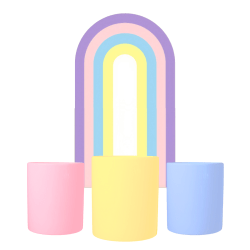 Rainbow Party Set Decoration