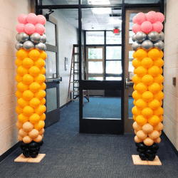 Back To School Balloon Columns