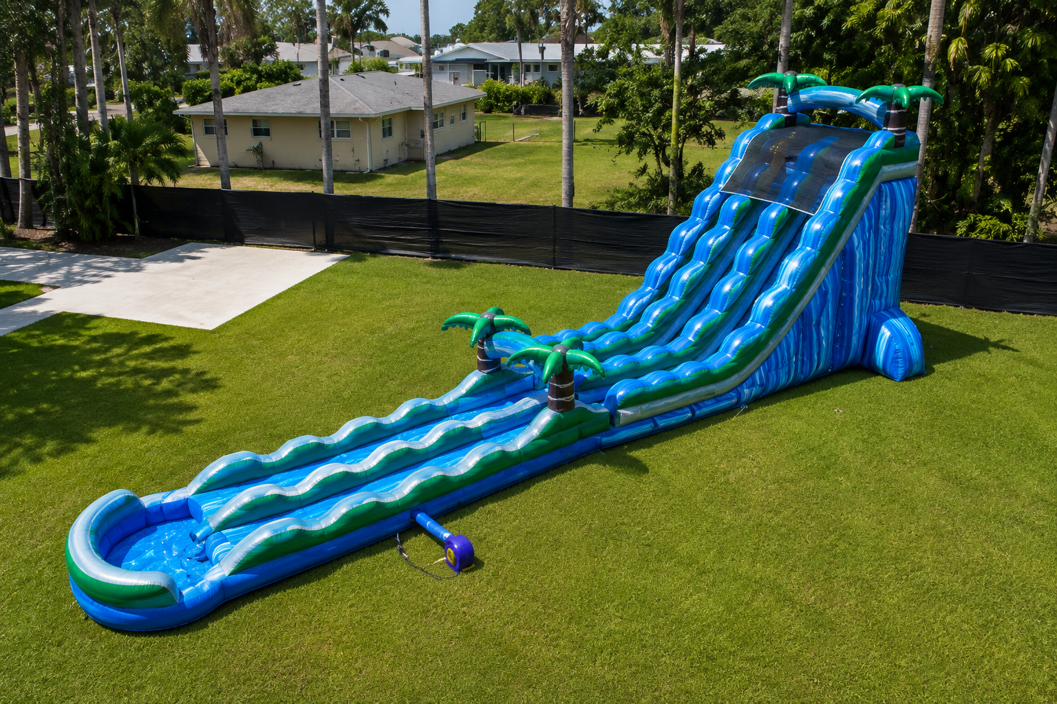 bounce house and water slide rental types South Florida