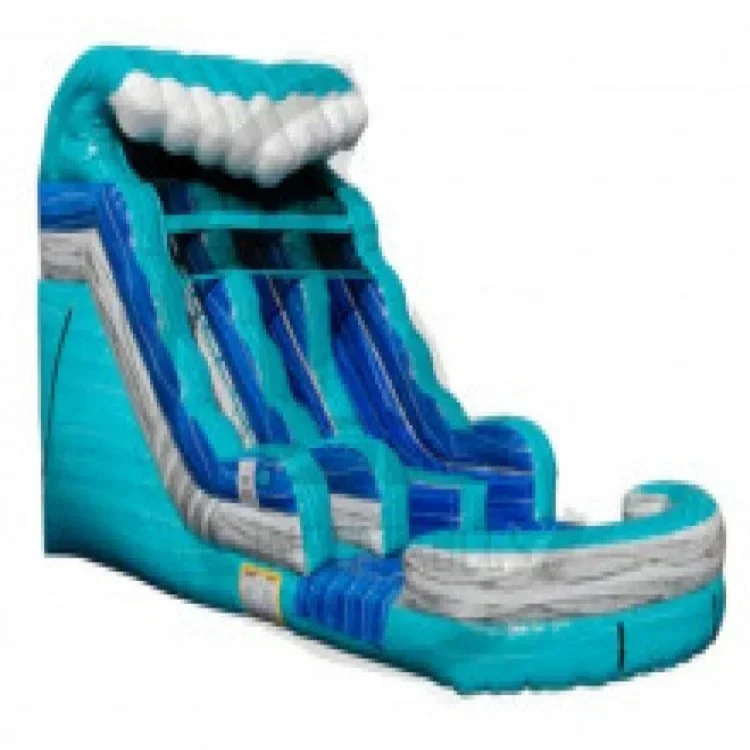 15 ft aqua breeze double lane water slide palm beach